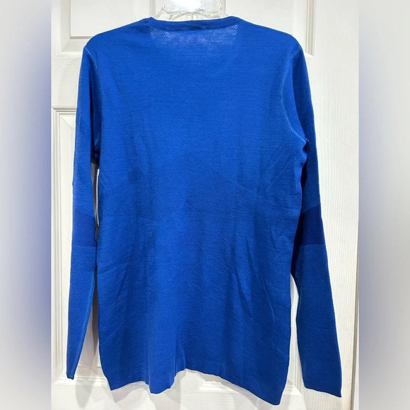 Smartwool Womens' XL Intraknit Thermal Merino Crew Base Layer Top Blue NWT - Picture 2 of 11